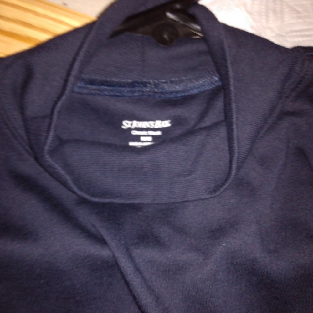 ST JOHN'S BAY CLASSIC MOCK KNIT